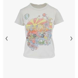 MOTHER The Little Goodie White Graphic T-Shirt